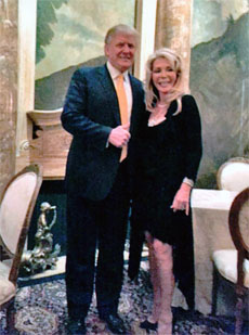 Toni Holt Kramer and Donald Trump