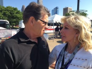 Texas Governor Rick Perry and THK